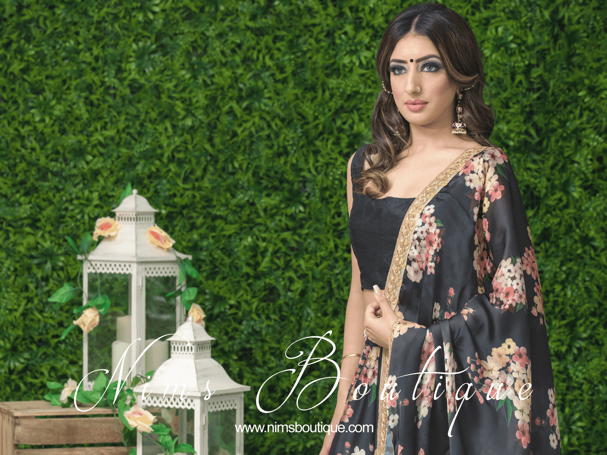 Nims Boutique The NB Black Blouse 10-12