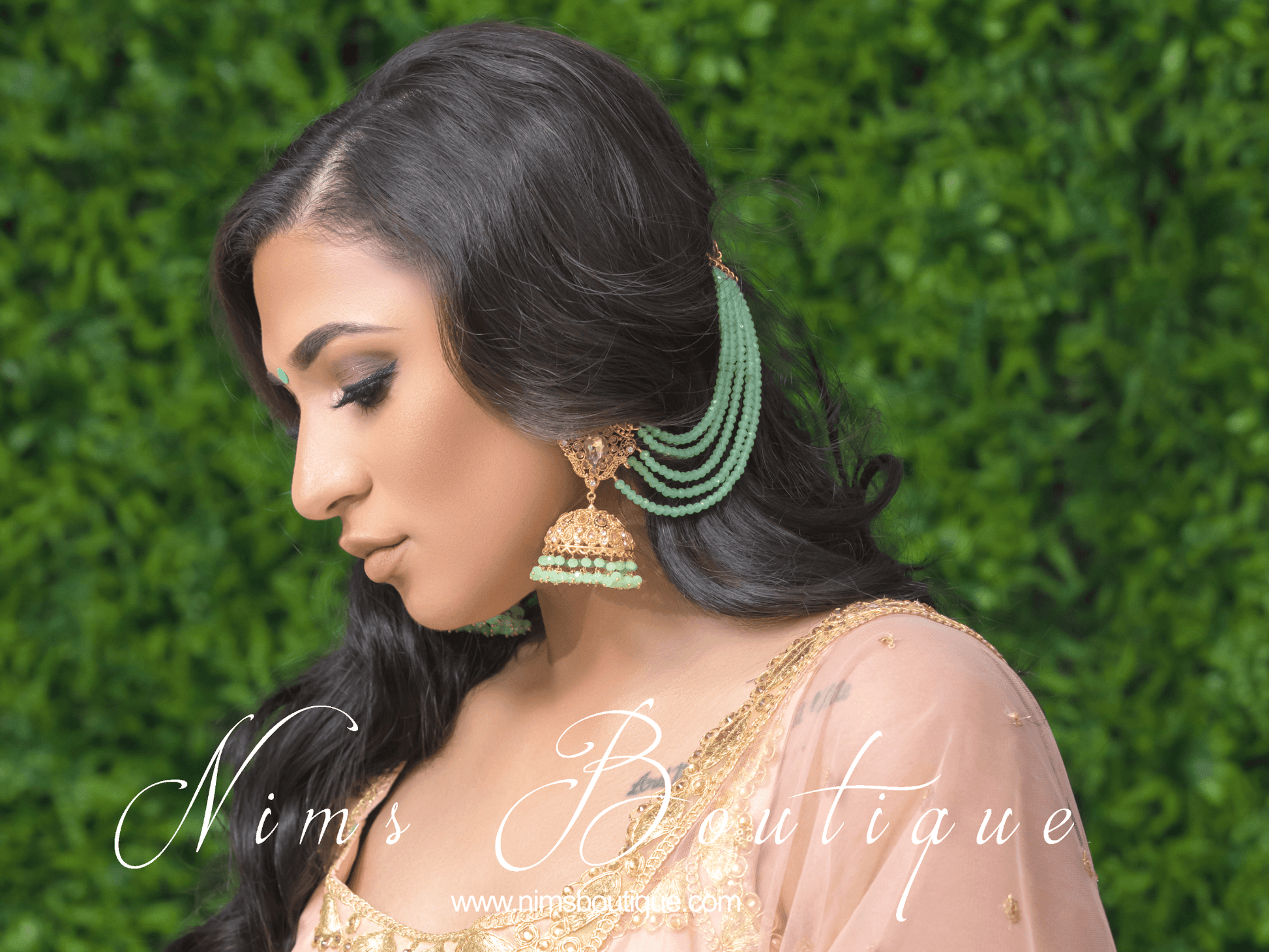 Nims Boutique The NB Maharani Mint Chumke