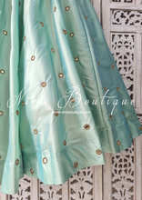 Rani Luxury Mint Mirror readymade skirt/lehnga (size 4-24)