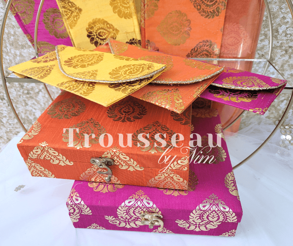 Nims Boutique Hot Pink Paisley Brocade Money Wallets