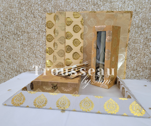 Gold Brocade Bangle Box