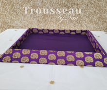 Purple Brocade Gifting Tray