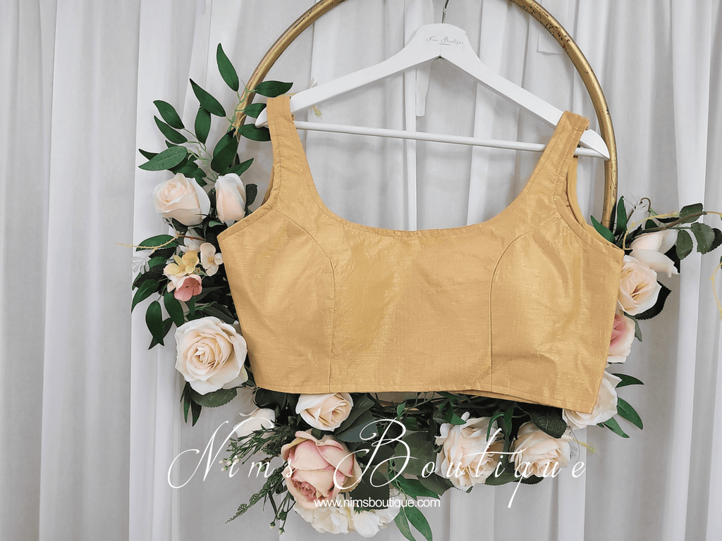 Nims Boutique The NB Gold Blouse 10-14