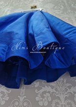 Readymade Royal Blue Silk skirt/lehnga (sizes 4-24)