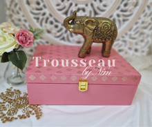 Luxury Pink Pastel Foil Print Large Gift Box