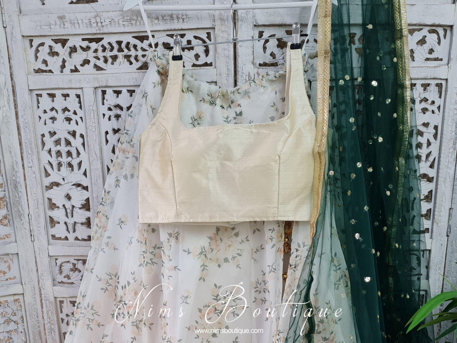 Nims Boutique The NB Cream Blouse 10-14