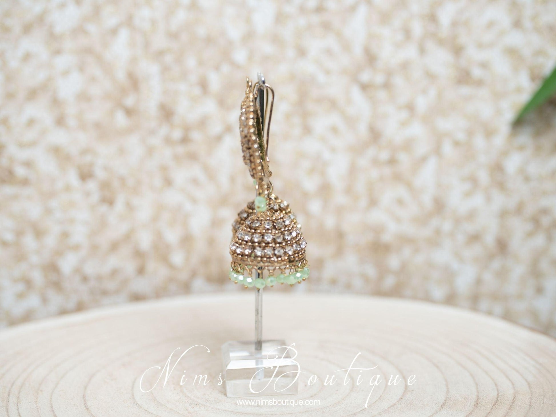 Nims Boutique Royal Mint Chumke & Tikka Set
