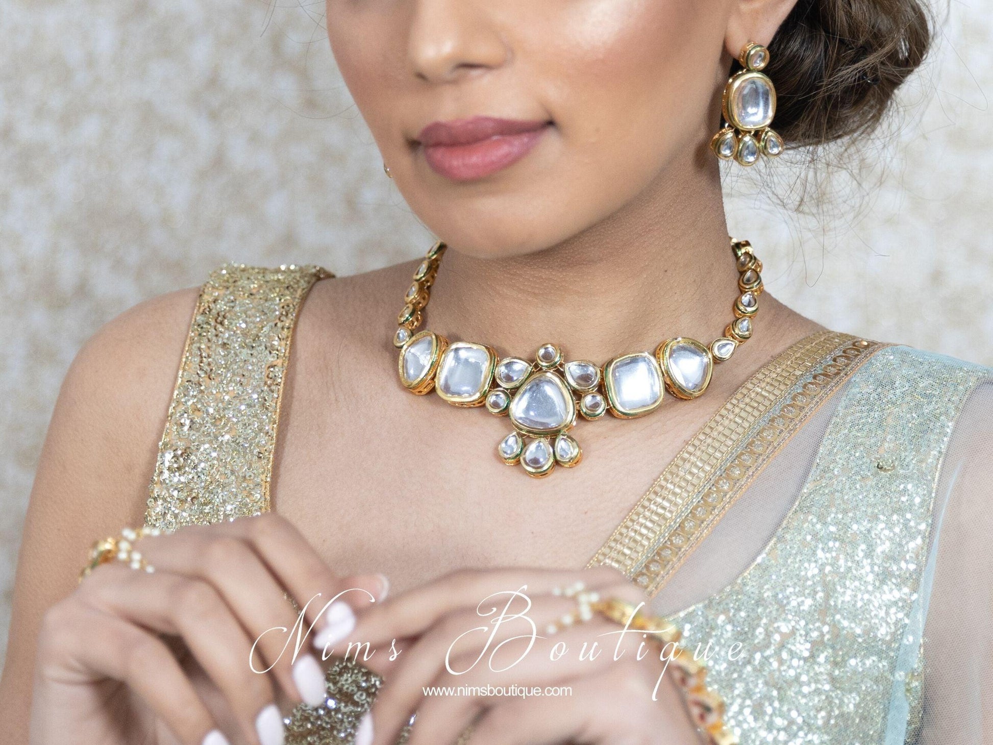 Nims Boutique Shalini Kundan Choker Set