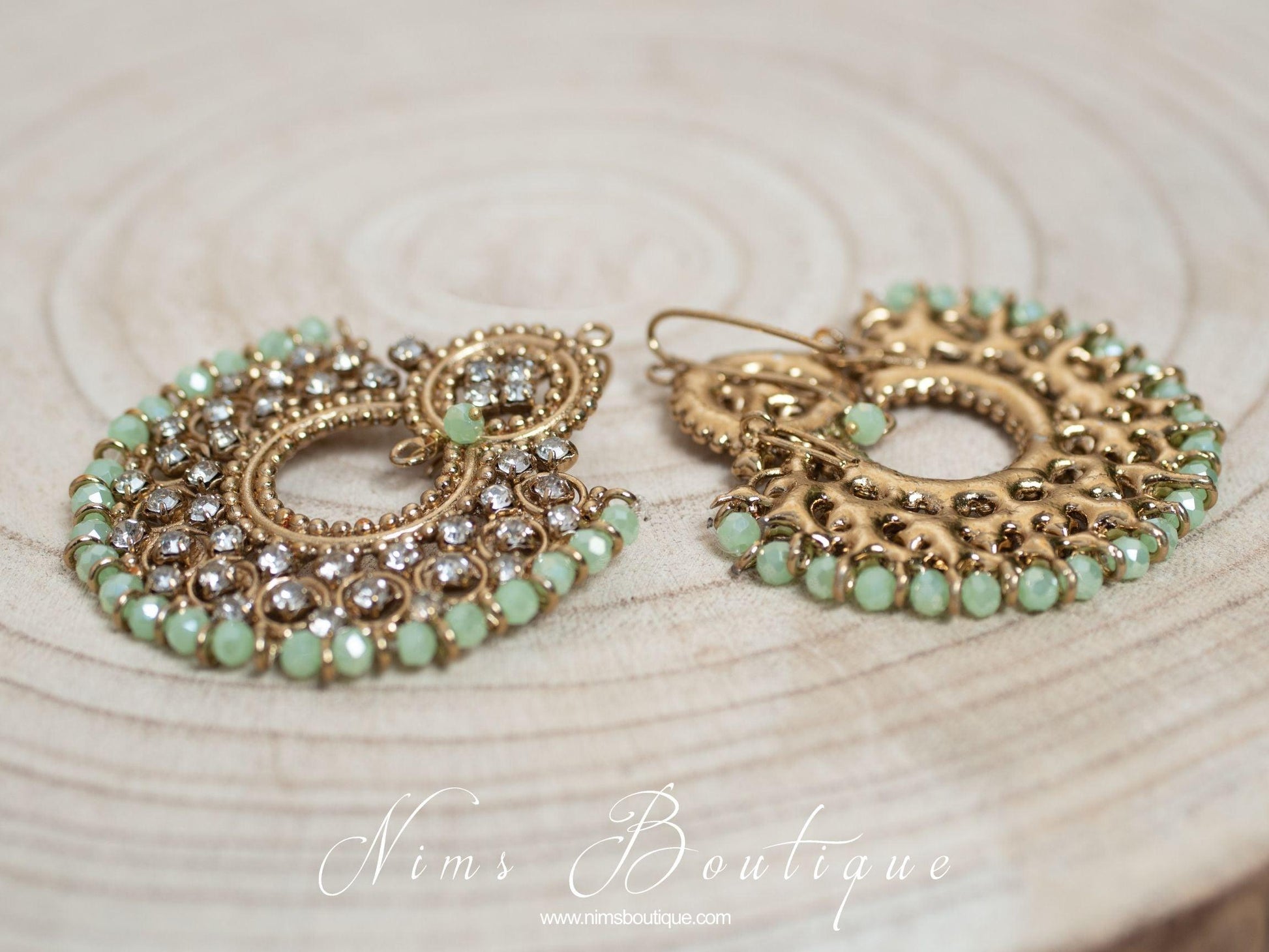 Nims Boutique Royal Mint Chand Tikka Set