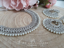Statement Royal Silver & Pearl Necklace