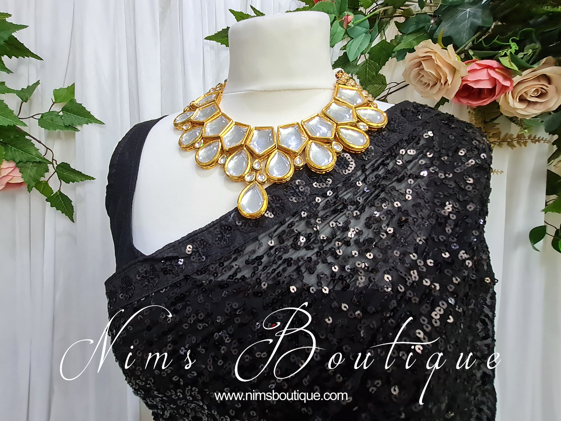 Nims Boutique Katrina Classic Kundan Set