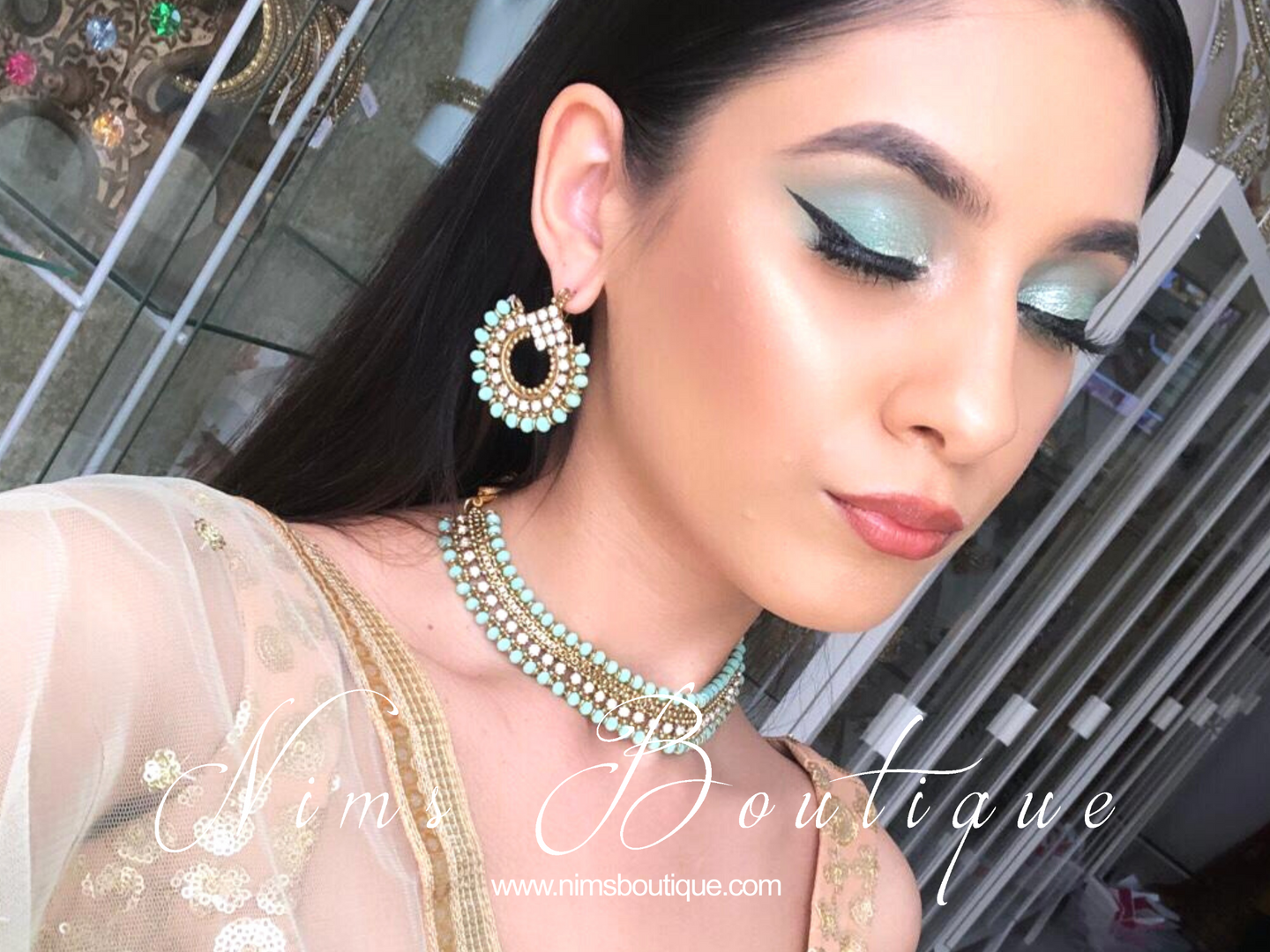 Vidya Royal Mint Earrings