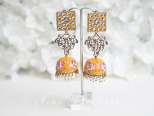 Payal Deep Yellow Blossom Chumke Earrings