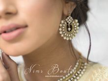 Vidya Antique Gold & Pearl Earrings