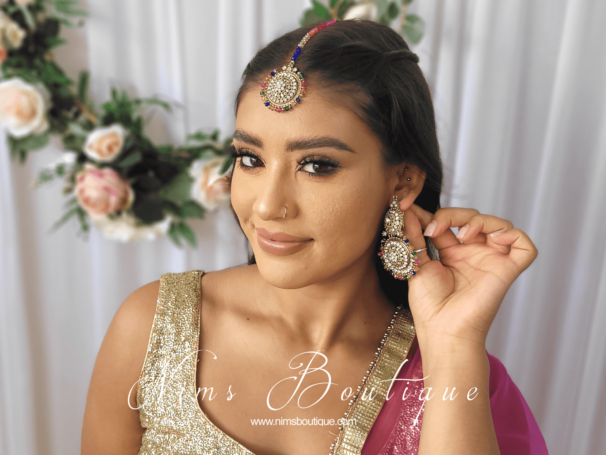 Nims Boutique Royal Multicolour Tikka Set