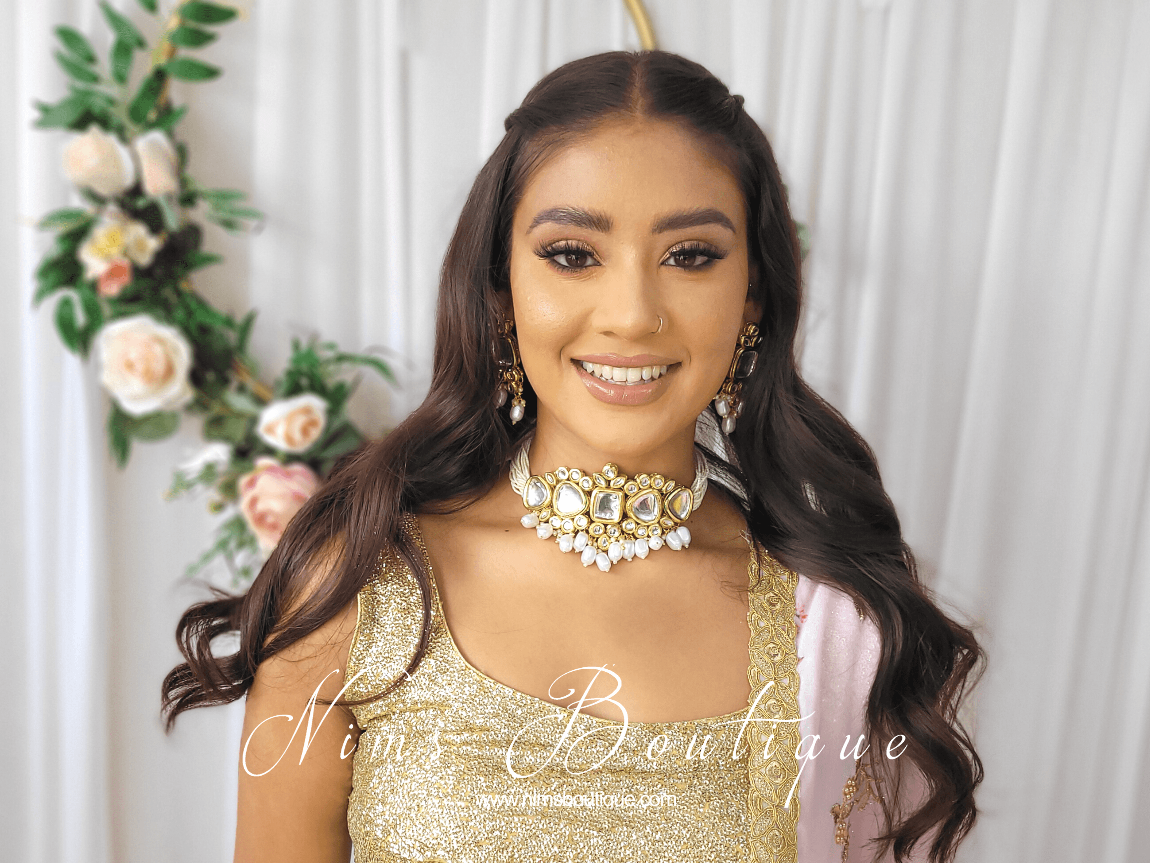 Online kundan 2025 choker set