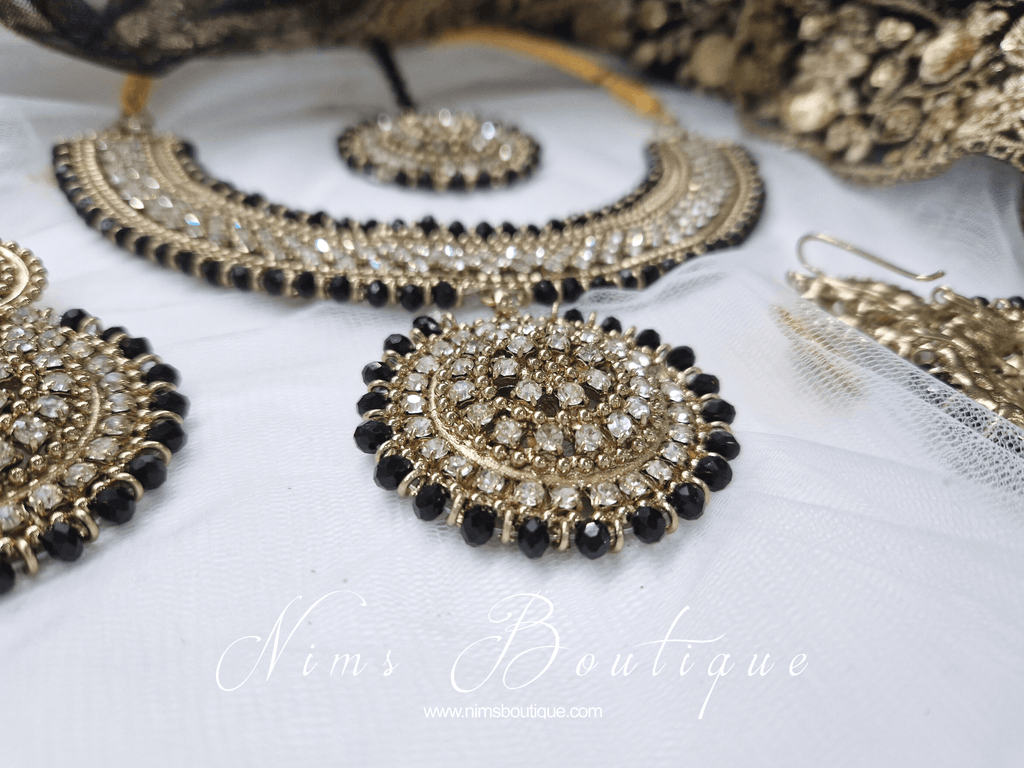 Nims Boutique Classic Royal Black Set