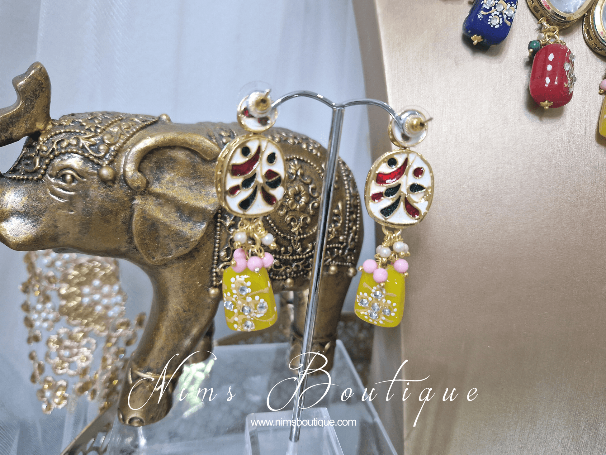 Nims Boutique Ganga Multicolour Luxury Kundan Set 2