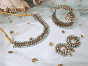 Light Blue Royal Bracelet with chumka