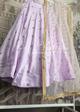 Rani Luxury Lilac Silk Mirror readymade skirt/lehnga (size 4-22)