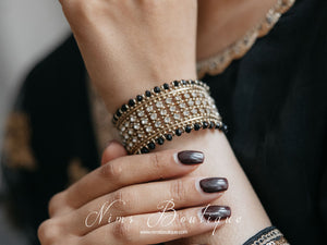 Black Royal Bracelet with chumka