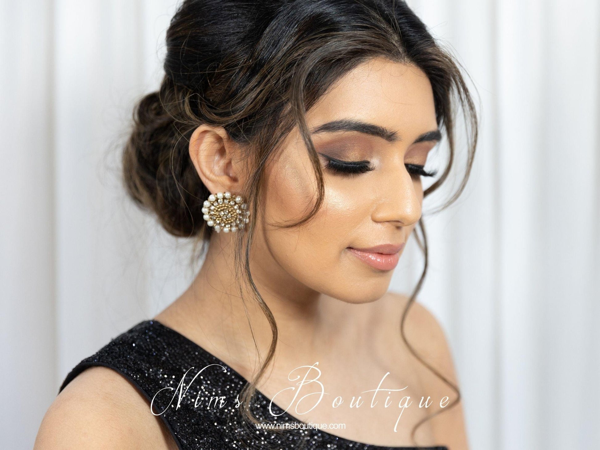 Nims Boutique Royal Pearl Stud earrings 