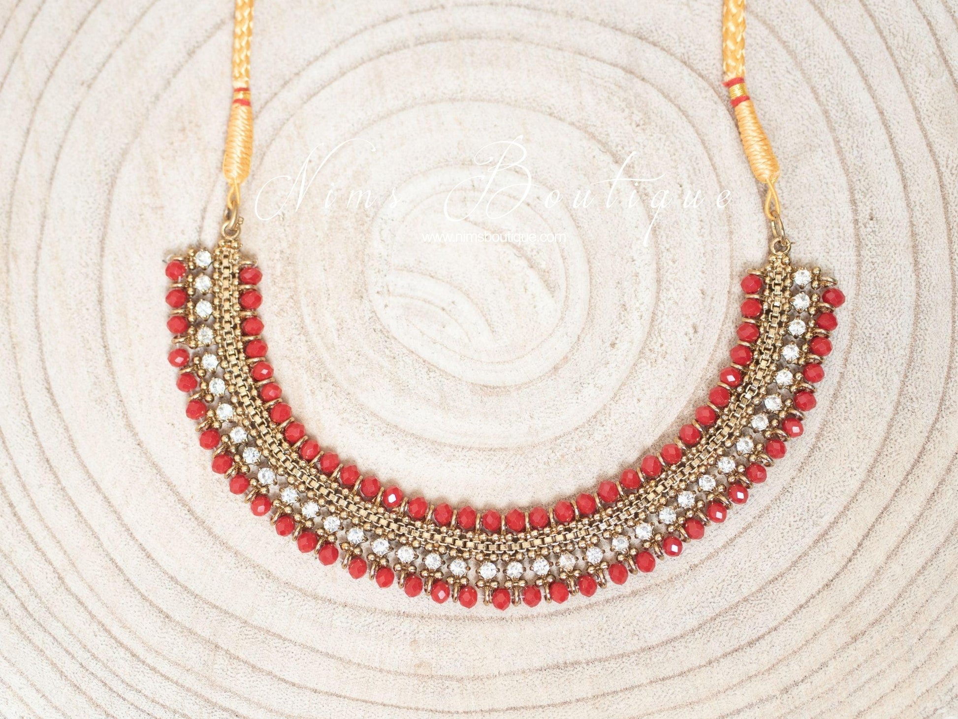 Nims Boutique Royal Red Necklace