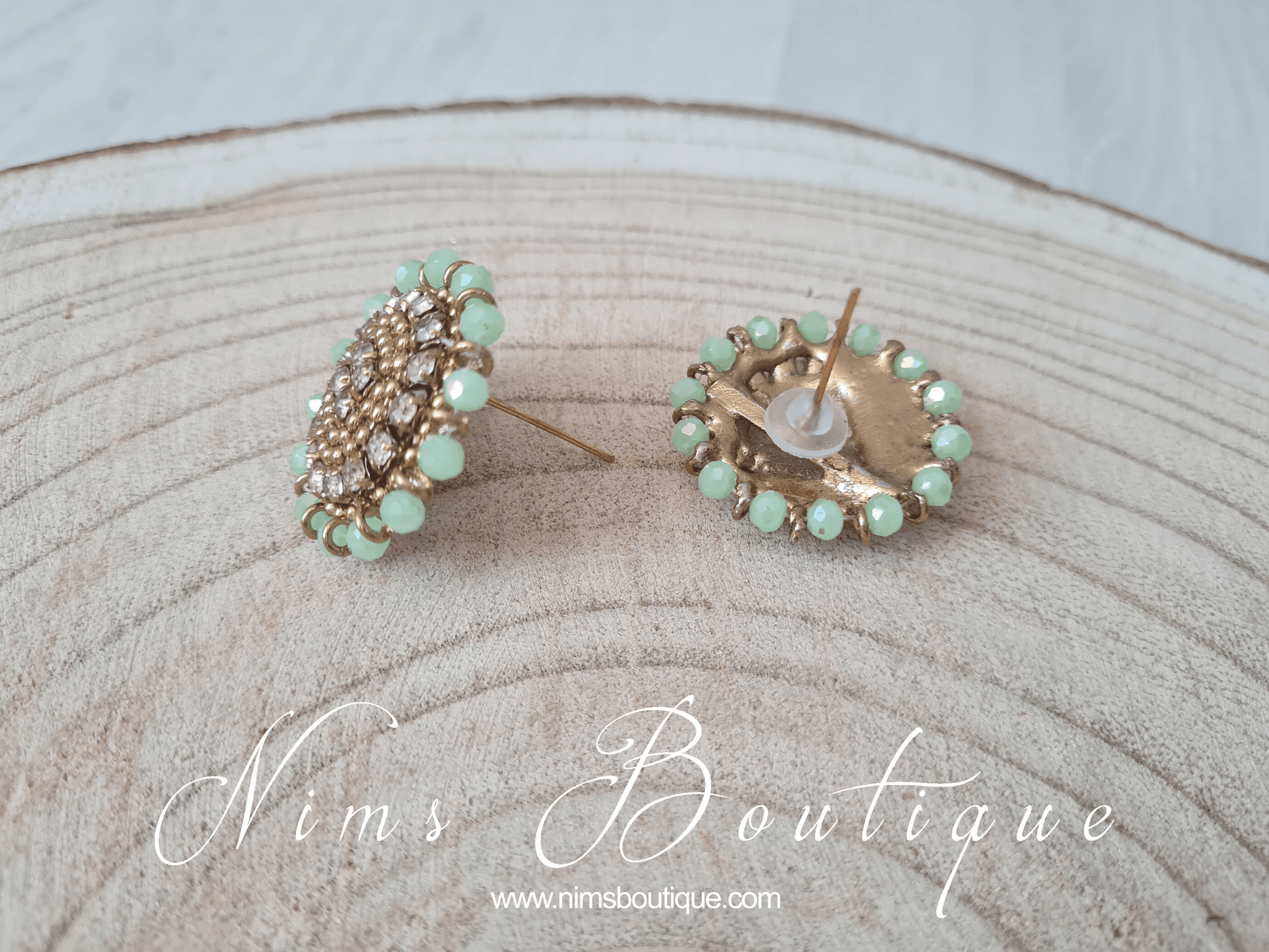 Nims Boutique Royal Mint Stud earrings