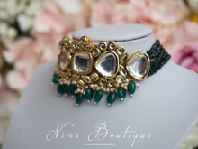 Nims Boutique Raman Green Kundan Choker Set