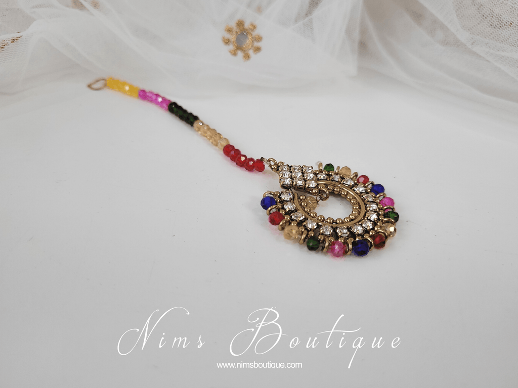Nims Boutique Vidya Multicolour Tikka