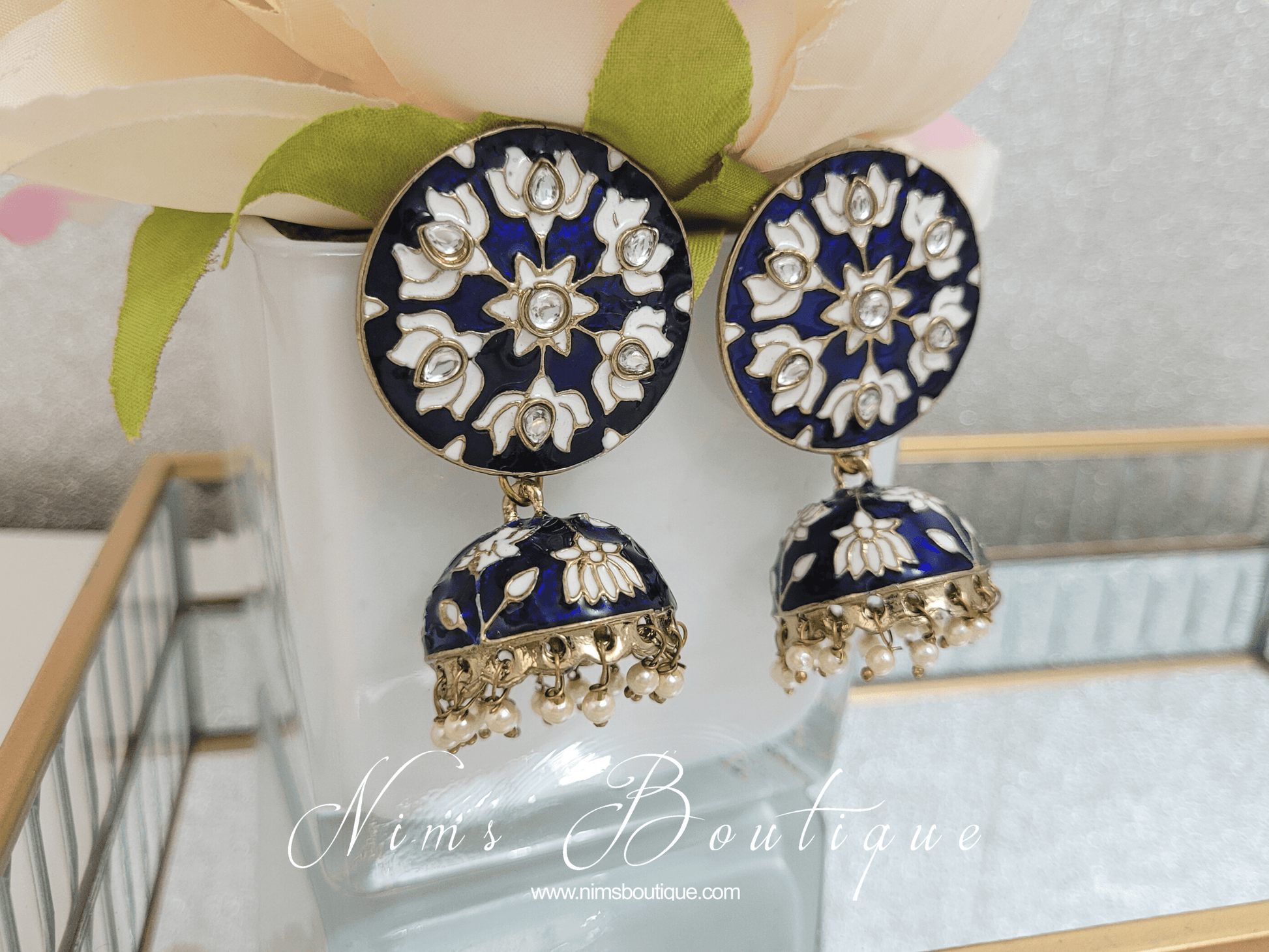 Nims Boutique Natasha Navy Blossom Chumke
