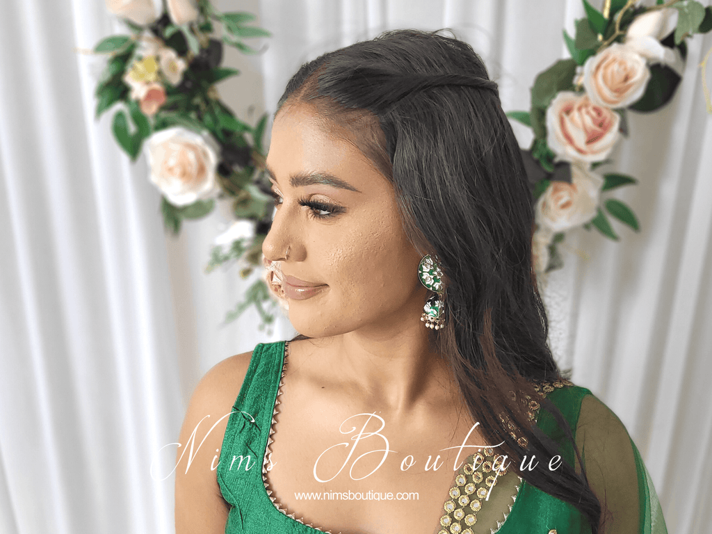 Nims Boutique Natasha Dark Green Blossom Chumke