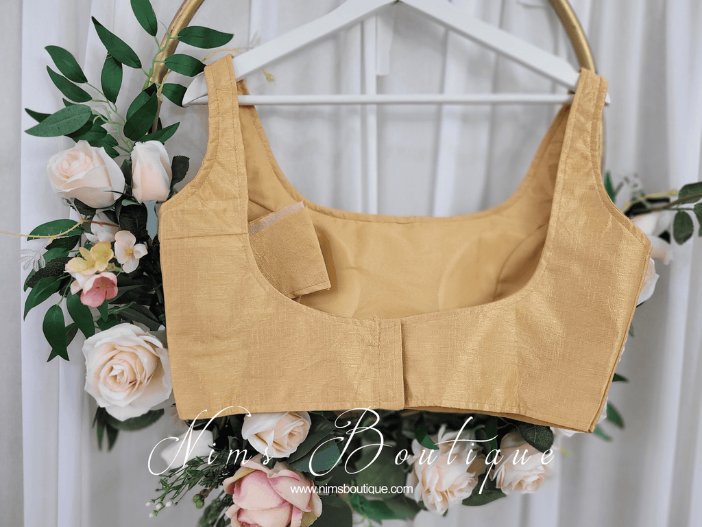 Nims Boutique The NB Gold Blouse 10-14