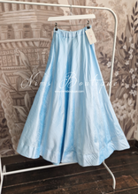 Readymade Powder Blue Raw Silk skirt/lehnga (sizes 8-22)