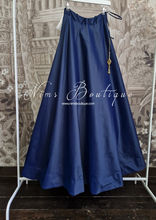 Readymade Navy Silk skirt/lehnga (sizes 4-22)