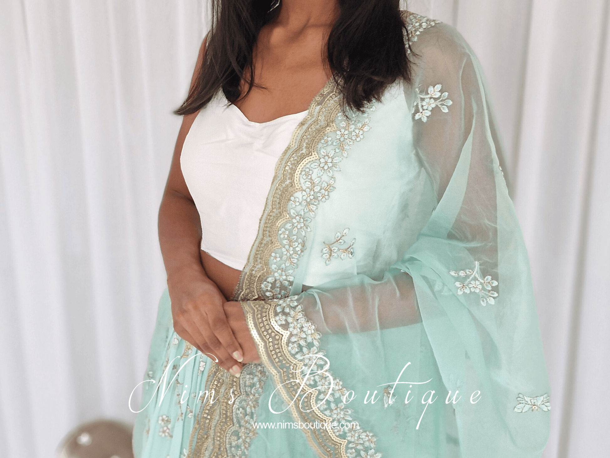 Nims Boutique The NB White Silk Blouse petite sizes 4-8