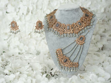 Ananya Gold & Grey Maharani Set