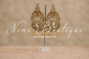 Anushka Antique Gold & Gold Bead Set