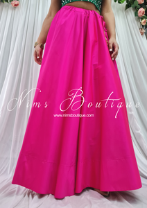 Readymade Hot Pink Silk skirt/lehnga (various sizes)