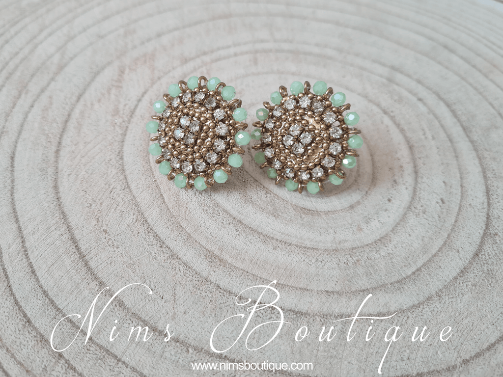 Nims Boutique Royal Mint Stud earrings