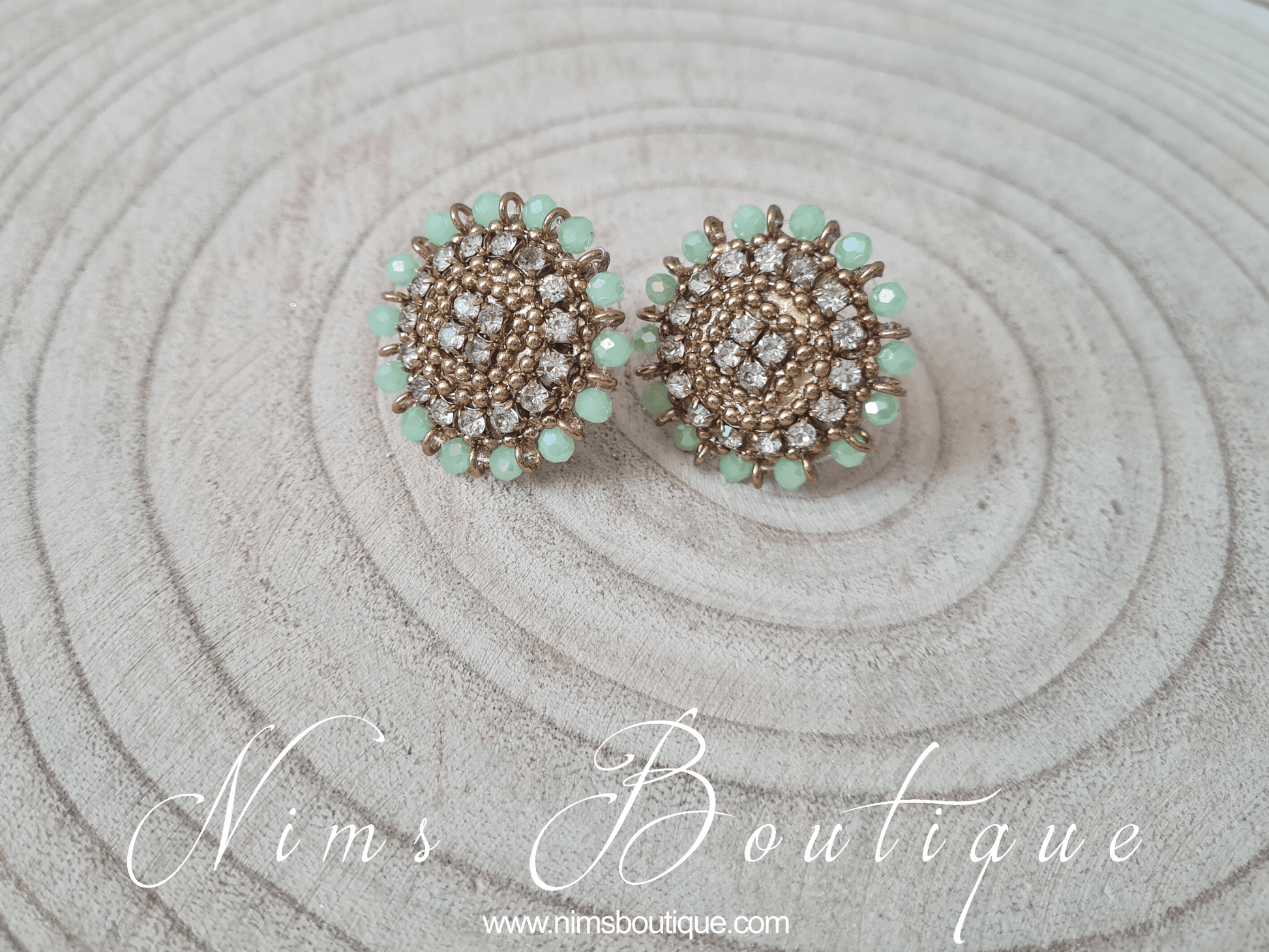 Nims Boutique Royal Mint Stud earrings