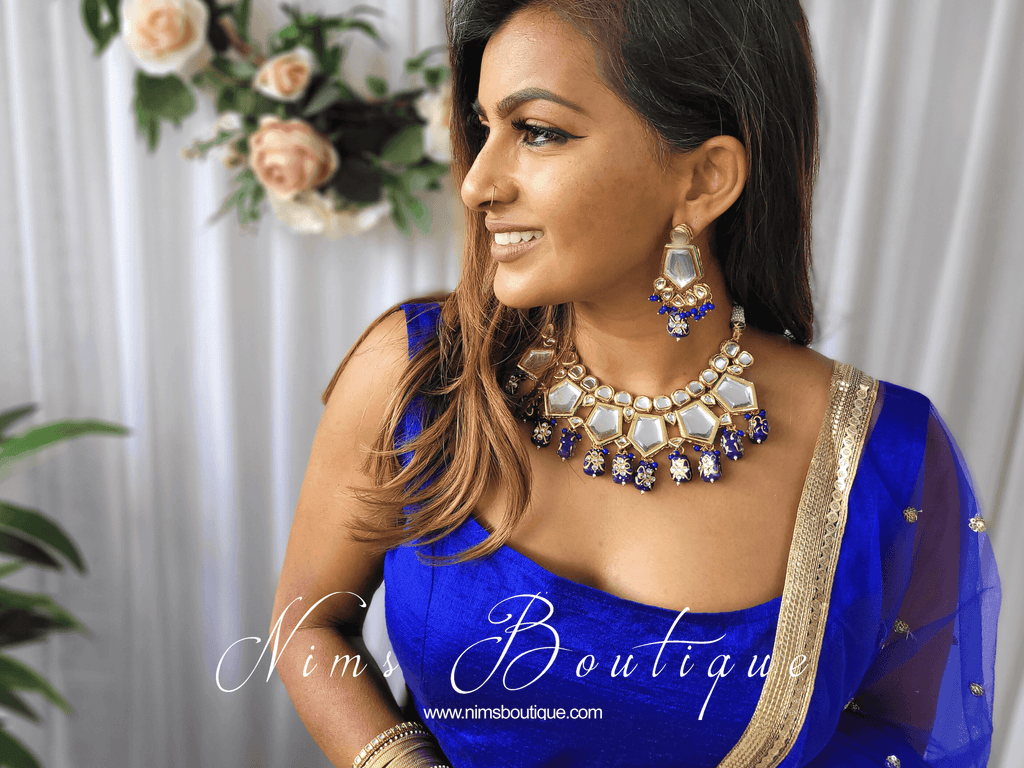 Nims Boutique The NB Royal Blue Blouse 12-14
