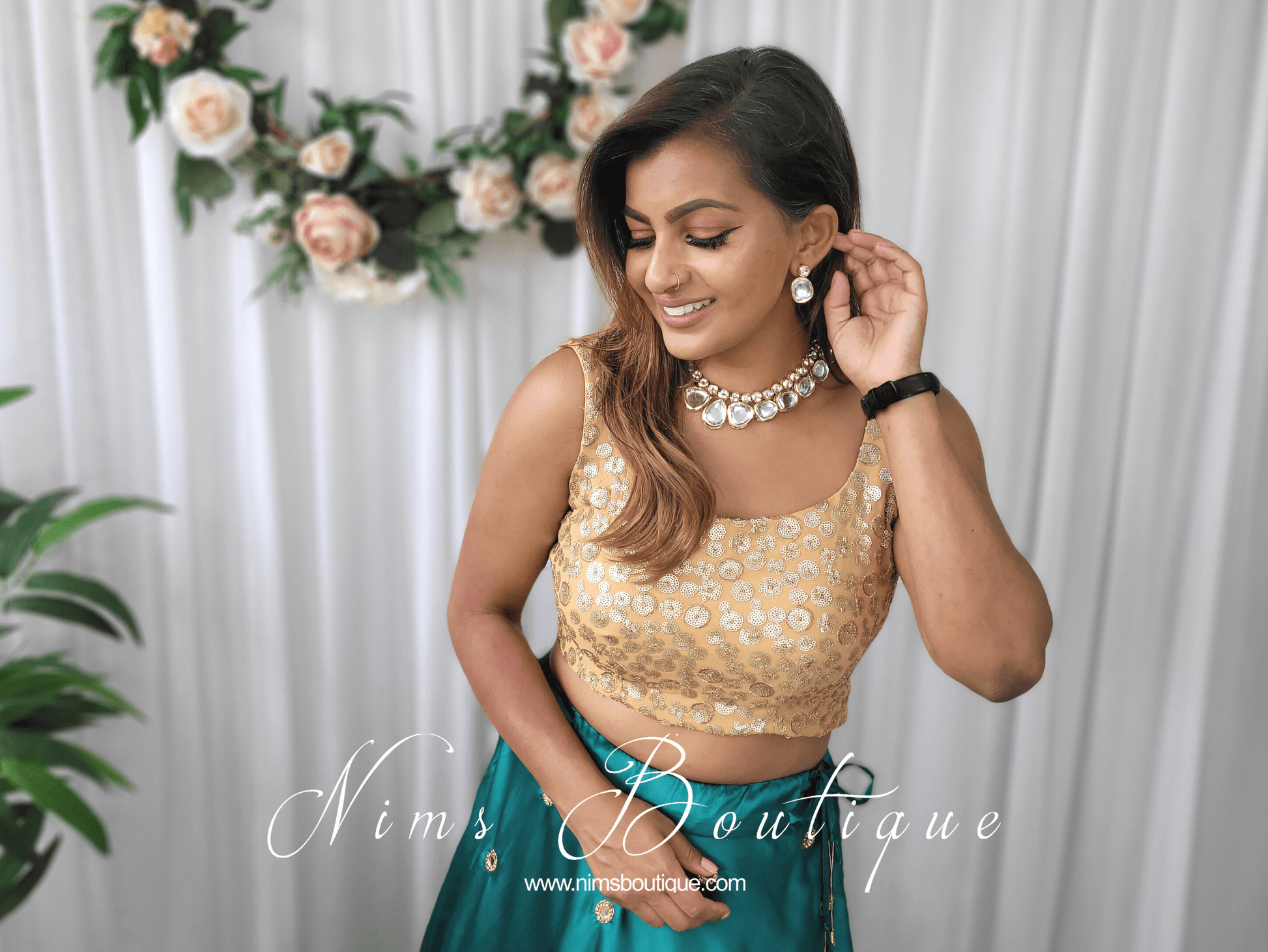 Nims Boutique Roshni Kundan Set