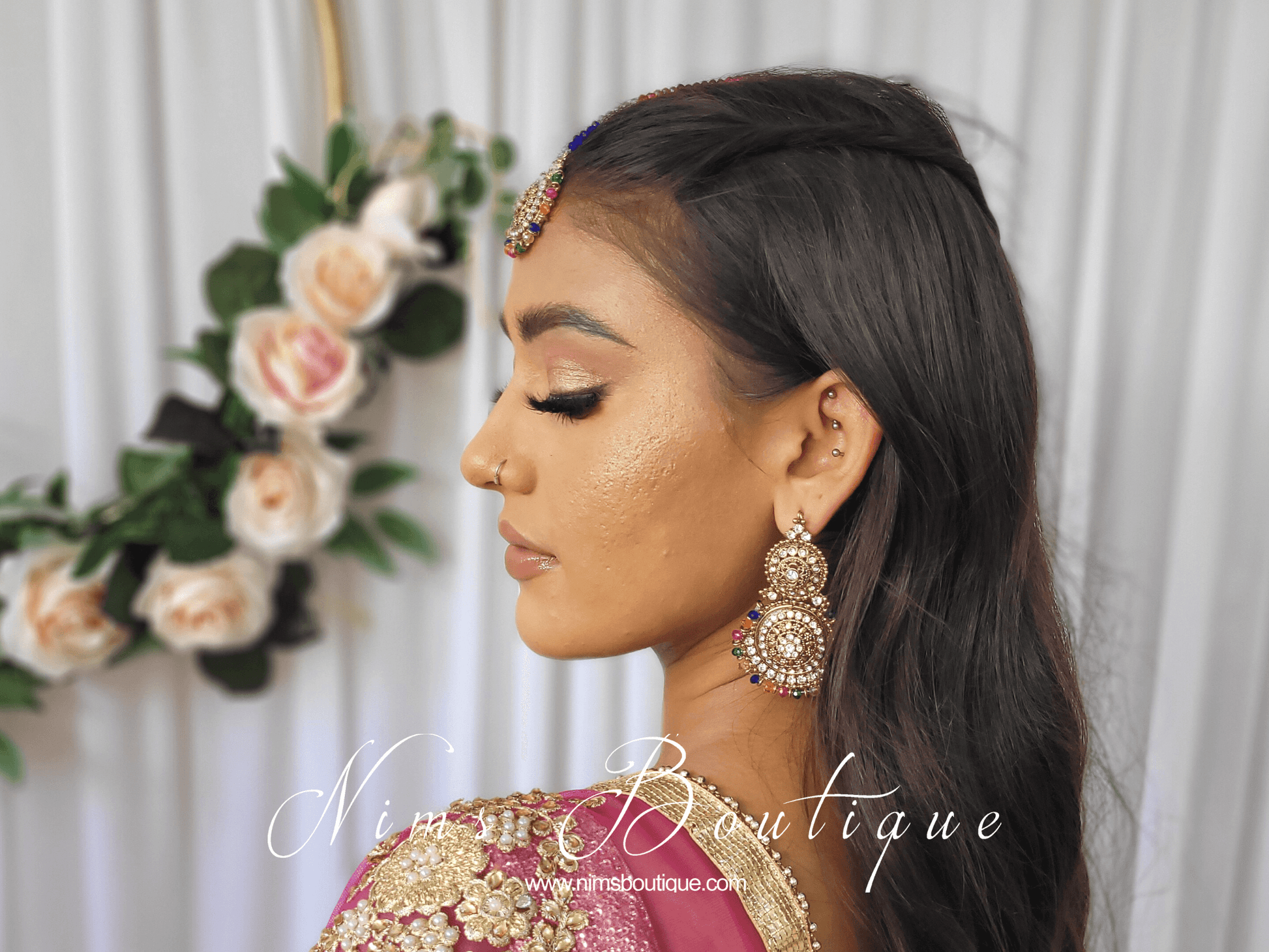 Nims Boutique Royal Multicolour Tikka Set