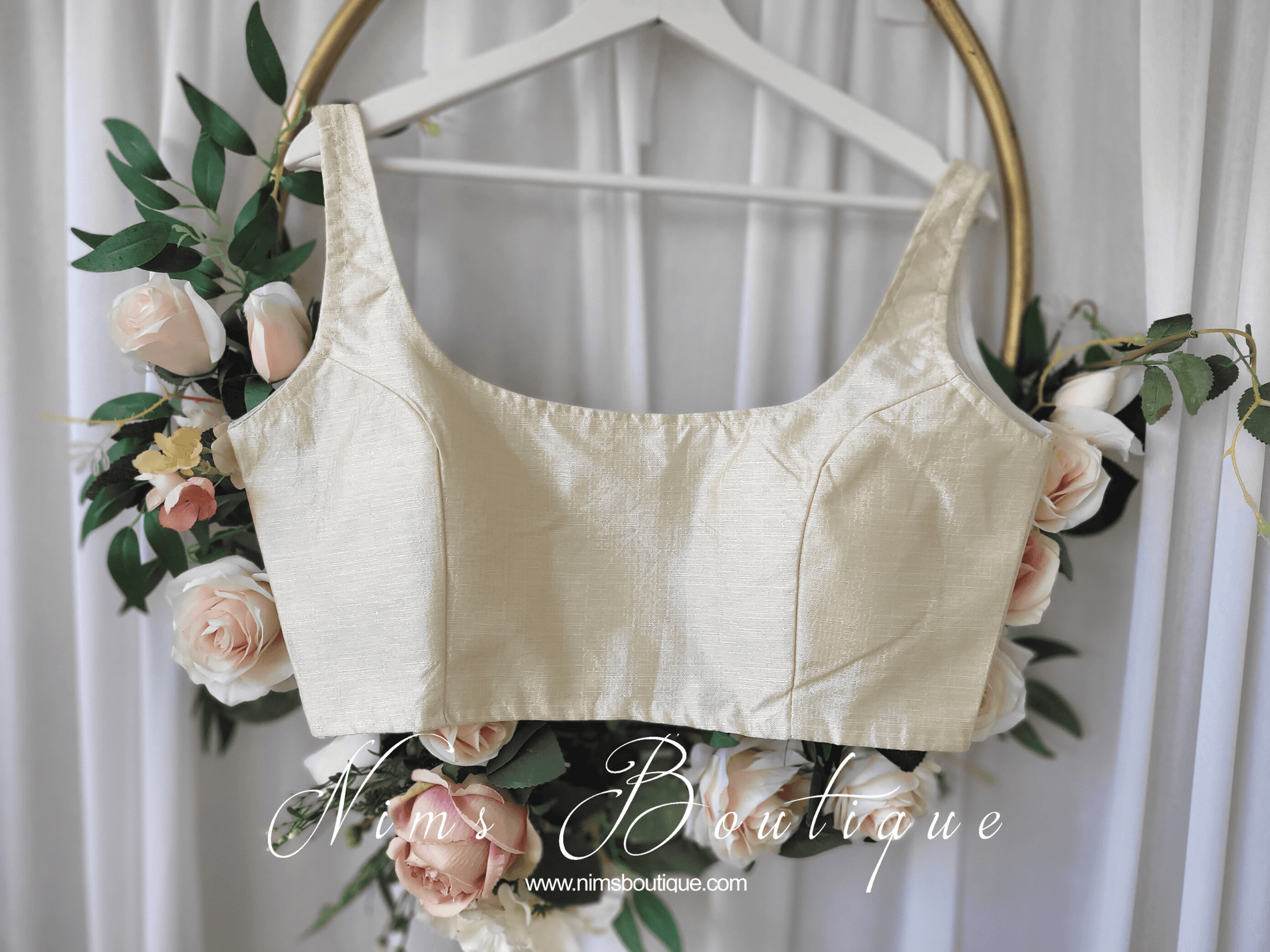 Nims Boutique The NB Cream Blouse 10-14