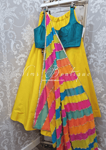 Nims Boutique The NB Peacock Green Blouse 10-12