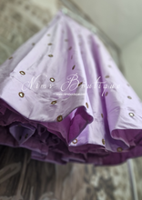 Rani Luxury Lilac Silk Mirror readymade skirt/lehnga (size 4-22)