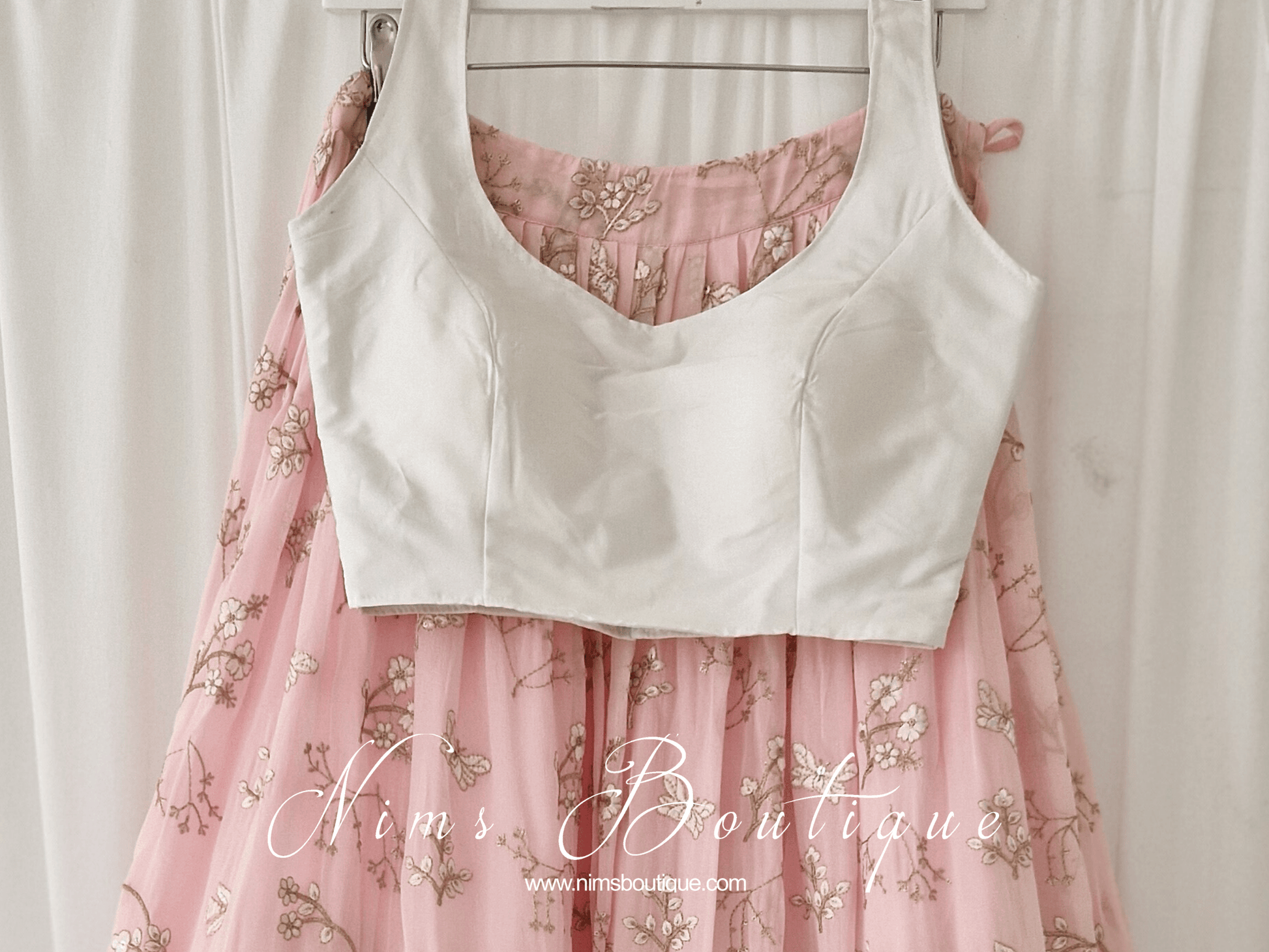 Nims Boutique The NB White Silk Blouse petite sizes 4-8