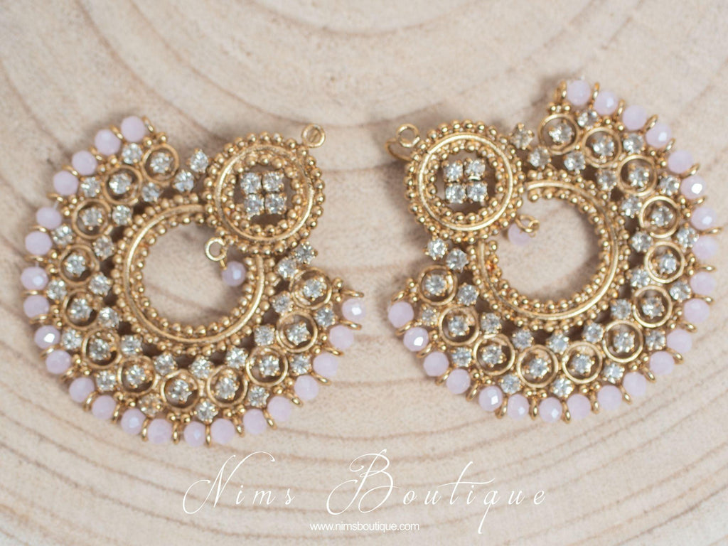 Nims Boutique Royal Blush Chand Tikka Set