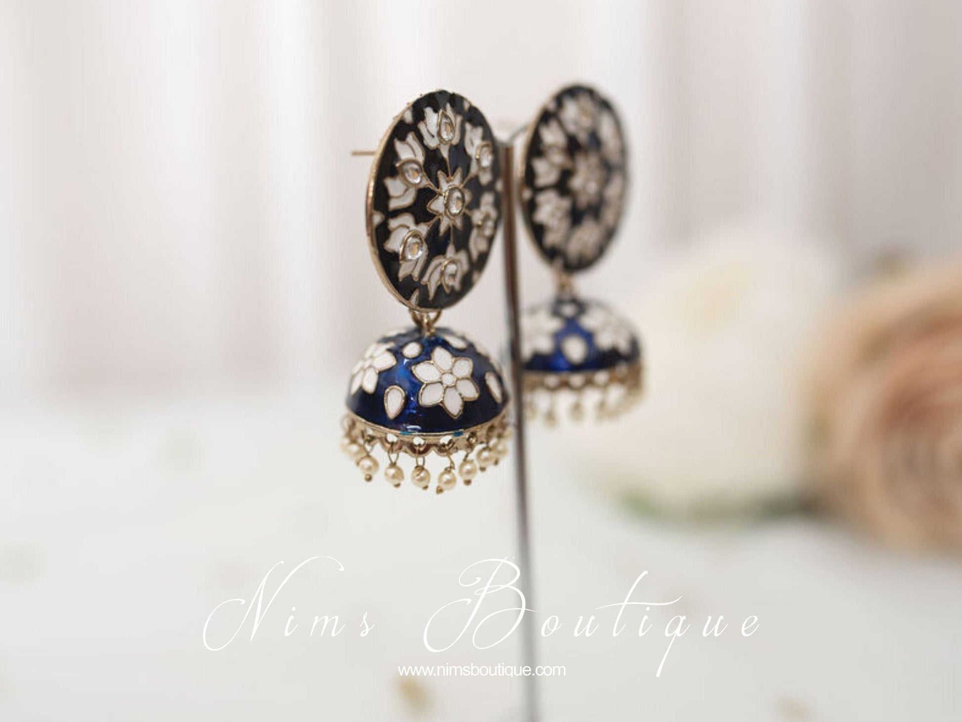 Nims Boutique Natasha Navy Blossom Chumke